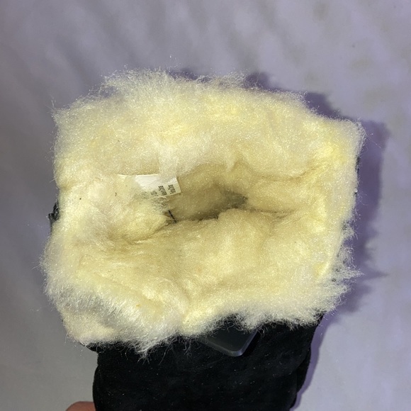 Brand New Kids Lined Leather Mittens - Picture 3 of 3